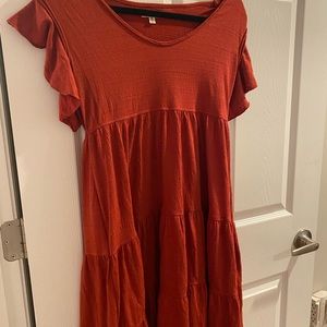 Max studio orange dress